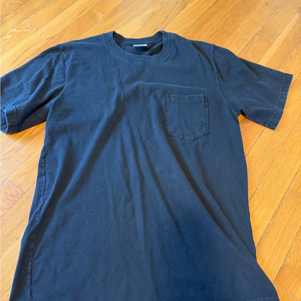 Men's Black Pocket T-Shirt